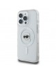 Karl Lagerfeld iPhone 16 Pro Case MagSafe Head White