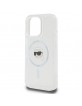 Karl Lagerfeld iPhone 16 Pro Max Case MagSafe Head White