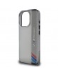 BMW iPhone 16 Pro Case Motosport Vertical Stripe Grey