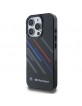 BMW iPhone 16 Pro Case Motosport Random Stripes Black