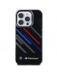 BMW iPhone 16 Pro Hülle Case Motosport Random Stripes Schwarz