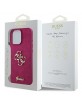 Guess iPhone 16 Pro Case Cover Glitter Script Big 4G Purple