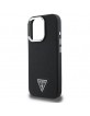 Guess iPhone 16 Pro Case MagSafe Grained Triangle Black