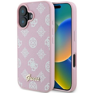 Guess iPhone 16 Plus Case MagSafe Case Peony Pink