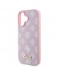 Guess iPhone 16 Plus Case MagSafe Case Peony Pink