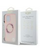 Guess iPhone 16 Pro Max Case MagSafe Ring Flowers Pink