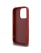 Karl Lagerfeld iPhone 16 Pro Case Quilted Signature Red