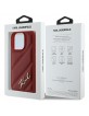 Karl Lagerfeld iPhone 16 Pro Case Quilted Signature Red