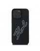 Karl Lagerfeld iPhone 16 Pro Max Case 3D Bicolor Signature Black