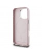 Karl Lagerfeld iPhone 16 Pro Hülle Case Magsafe Metal Plate Rosa Pink