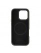 Audi iPhone 16 Pro Case Cover R8 Carbon Fiber Circle Black