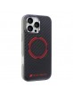 Audi iPhone 16 Pro Max Case Cover R8 Carbon Fiber Circle Black