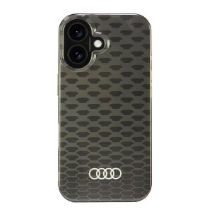 Audi iPhone 16 Case MagSafe IML Pattern Q5 Series Black