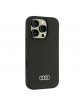 Audi iPhone 16 Pro Case Cover Q3 Silicone Microfiber Black