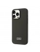 Audi iPhone 16 Pro Max Case Cover Q3 Silicone Microfiber Black