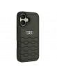 Audi iPhone 16 Case Cover GT Metal Logo Black