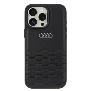 Audi iPhone 16 Pro Max Hülle Case Cover GT Metal Logo Schwarz