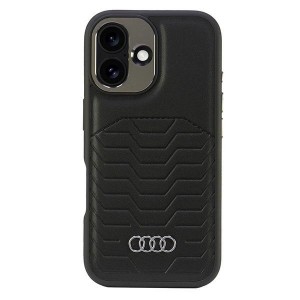 Audi iPhone 16 Hülle Case Cover MagSafe GT Serie Schwarz