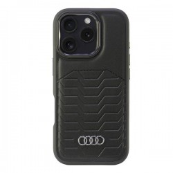 Audi iPhone 16 Pro Hülle Case Cover MagSafe GT Serie Schwarz