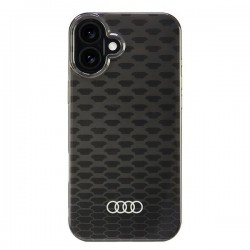 Audi iPhone 16 Plus Hülle Case MagSafe IML Pattern Q5 Serie Schwarz