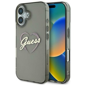 Guess iPhone 16 Plus Case IML Heart Black