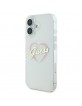 Guess iPhone 16 Plus Hülle Case IML Heart Transparent