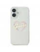 Guess iPhone 16 Plus Hülle Case IML Heart Transparent