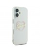 Guess iPhone 16 Plus Hülle Case IML Heart Transparent