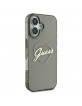 Guess iPhone 16 Case IML Heart Black