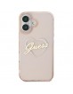 Guess iPhone 16 Case IML Heart Pink