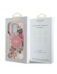 Guess iPhone 16 Pro Case Flower Circle MagSafe Pink