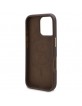 Guess iPhone 16 Pro Max Case 4G Logo Plate MagSafe Brown