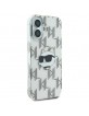 Karl Lagerfeld iPhone 16 Case Choupette Electrolated Transparent