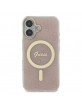 Guess iPhone 16 Case Cover 4G MagSafe Pink