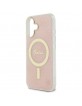 Guess iPhone 16 Case Cover 4G MagSafe Pink