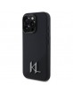 Karl Lagerfeld iPhone 16 Pro Hülle Case Magsafe Initial Schwarz