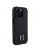 Karl Lagerfeld iPhone 16 Pro Case Magsafe Initial Black