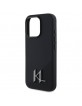 Karl Lagerfeld iPhone 16 Pro Hülle Case Magsafe Initial Schwarz