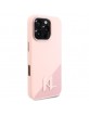 Karl Lagerfeld iPhone 16 Pro Hülle Case Magsafe Initial Rosa Pink