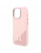 Karl Lagerfeld iPhone 16 Pro Case Magsafe Initial Pink