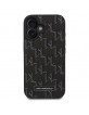 Karl Lagerfeld iPhone 16 Plus Hülle Case Magsafe Hot Stamp Schwarz