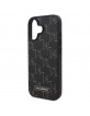 Karl Lagerfeld iPhone 16 Plus Hülle Case Magsafe Hot Stamp Schwarz