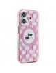 Karl Lagerfeld iPhone 16 Case MagSafe Head Pink