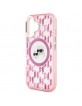 Karl Lagerfeld iPhone 16 Case MagSafe Head Pink