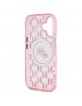 Karl Lagerfeld iPhone 16 Case MagSafe Head Pink