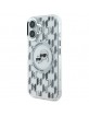 Karl Lagerfeld iPhone 16 Hülle Case MagSafe Head Silber