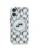 Karl Lagerfeld iPhone 16 Hülle Case MagSafe Head Silber