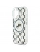 Karl Lagerfeld iPhone 16 Hülle Case MagSafe Head Silber