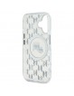 Karl Lagerfeld iPhone 16 Hülle Case MagSafe Head Silber