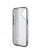 BMW iPhone 16 Plus Case Motosport Vertical Stripe Grey